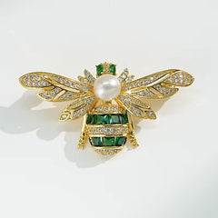 Broche de Abeja dorada