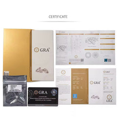 Argollas de Flor con cristal Moissanita