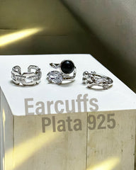 Silver Earcuffs 