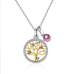 Collar Árbol de Vida Cristal Swarovski 