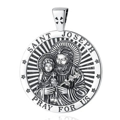 Medalla San José redonda
