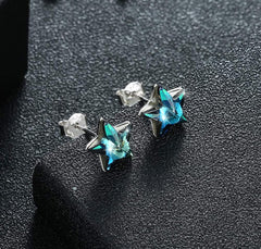 Aretes stud de estrella
