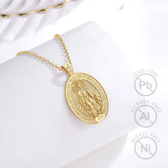 Medalla dorada Virgen Milagrosa