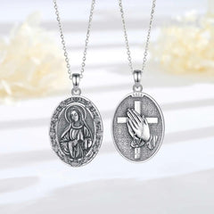Medal of the Virgin Mary with the Holy Rosary 