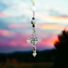 Green Jade Rosary 