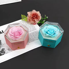 Caja con Rosa Luxury