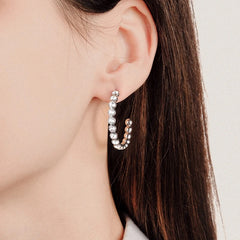 Swarovski Crystal Hoops 