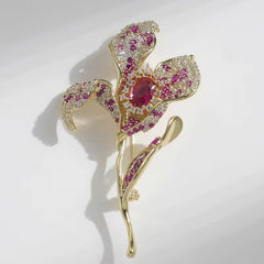 Broche de flor