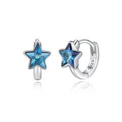 Mini star huggies hoops 
