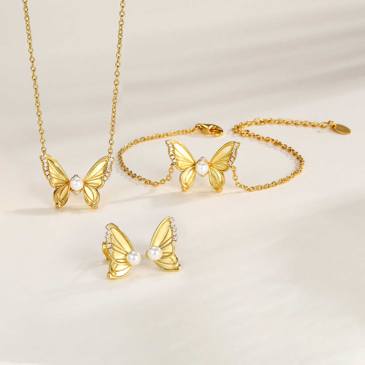 Pearl Butterfly Set 