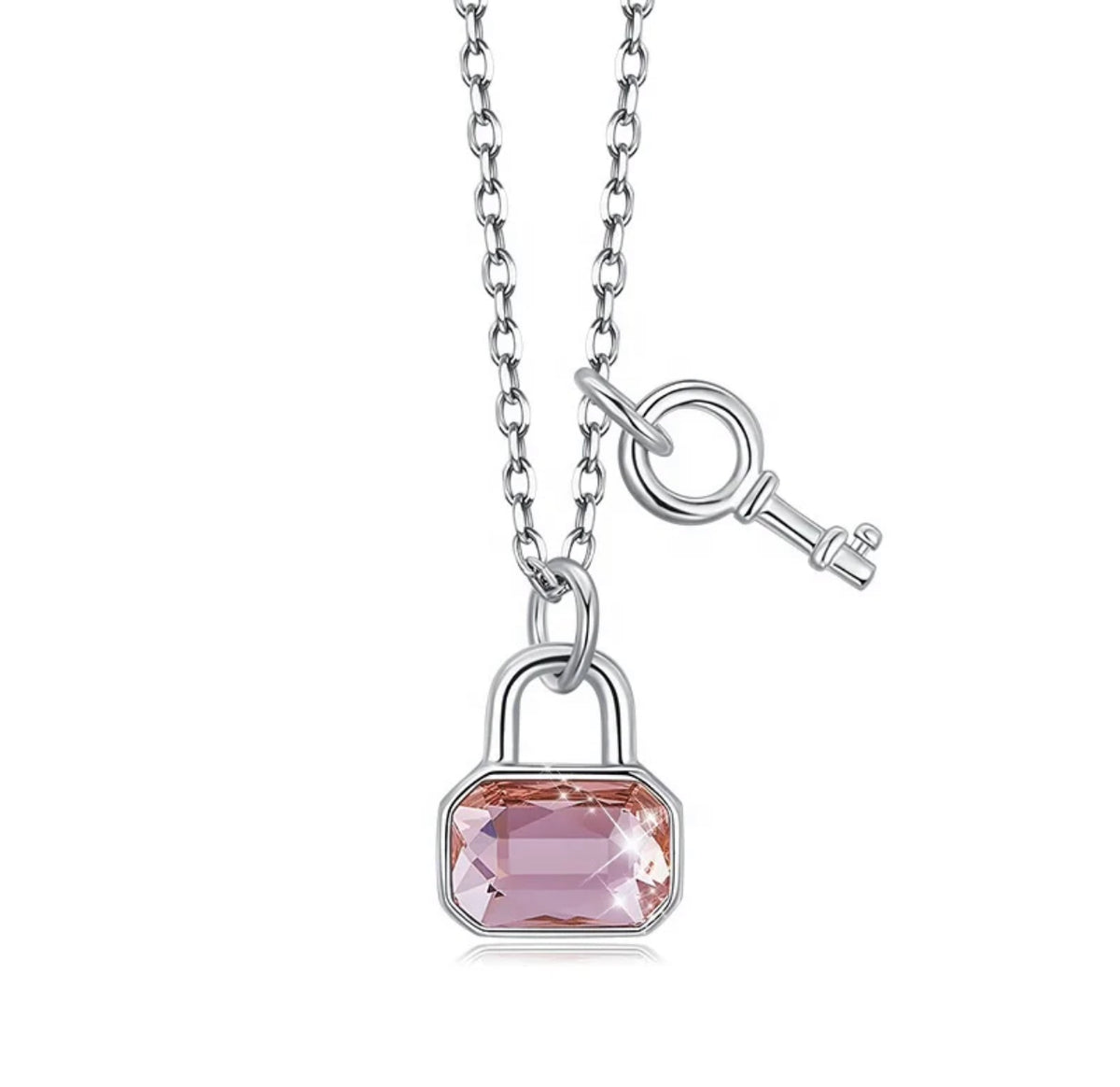Lock and Key to My Heart Necklace 