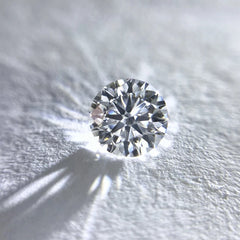 Moissanite stud earrings with hearts 
