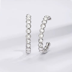 Swarovski Crystal Hoops 