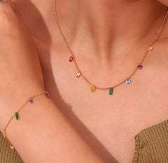 Colored Crystal Bracelet 
