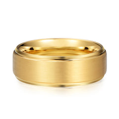 Golden ring with edge