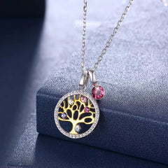 Collar Árbol de Vida Cristal Swarovski 