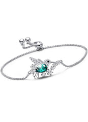 Set Felicidad del Colibrí (collar, aretes, pulsera y anillo)
