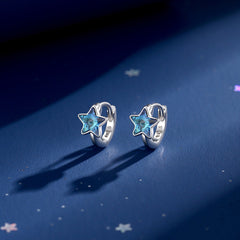 Mini star huggies hoops 