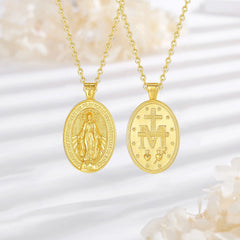 Medalla dorada Virgen Milagrosa