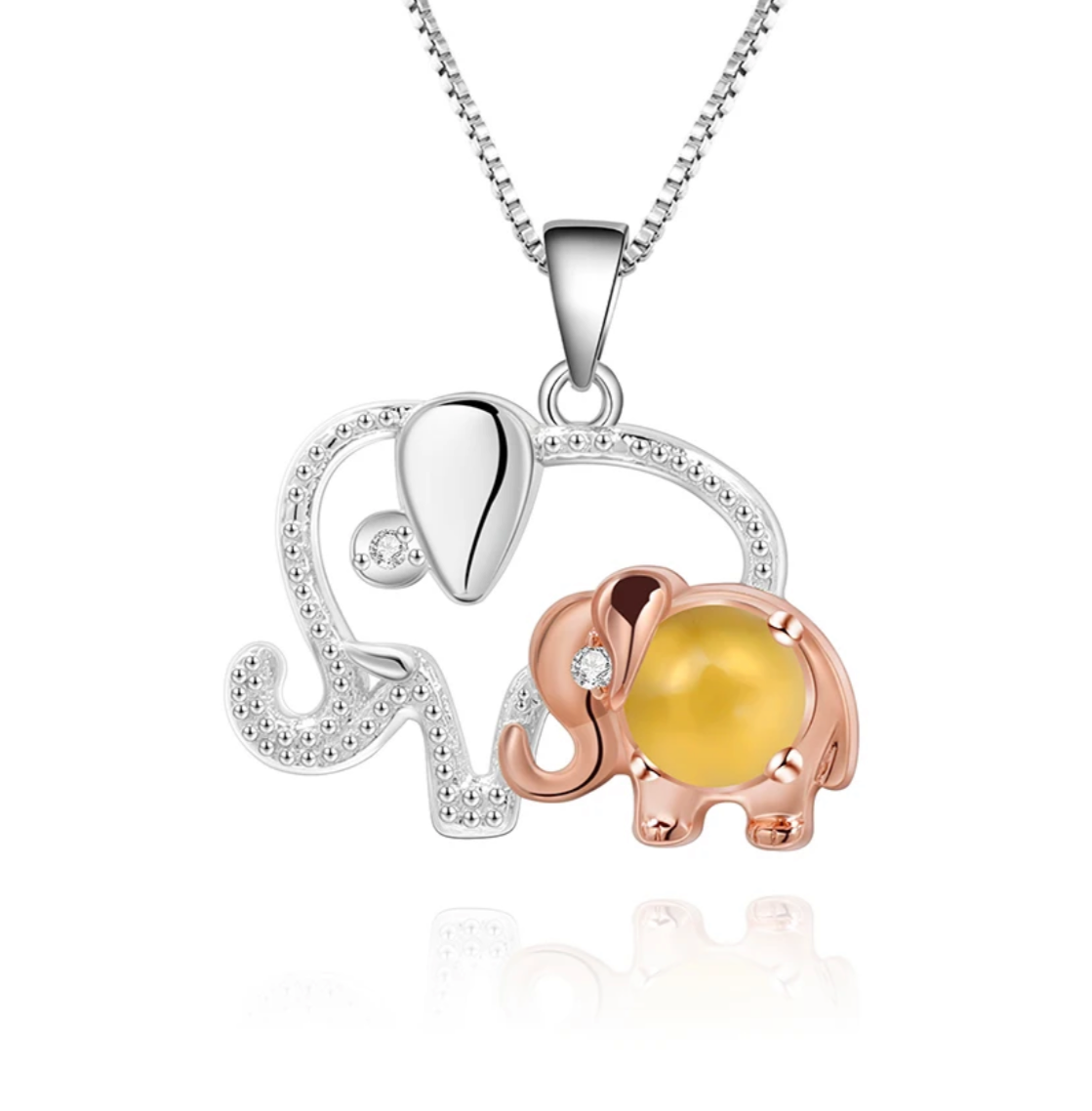 Citrine Elephants 