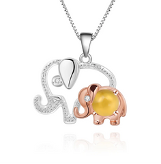 Citrine Elephants 