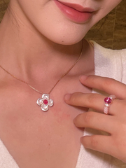 Pink Fortune Necklace