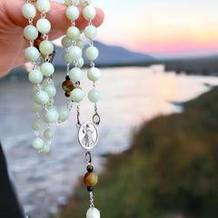 Green Jade Rosary 