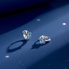 Mini star huggies hoops 