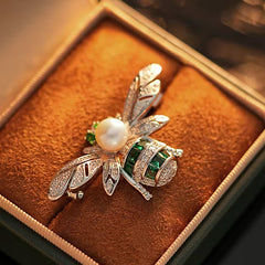 Broche de Abeja dorada