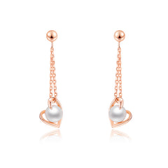 Pearl Heart Pendants