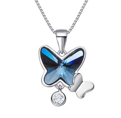 Collar de Mariposa de cristal Swarovski