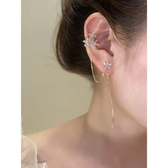 One Sided Earcuff - Hanging Flowers 