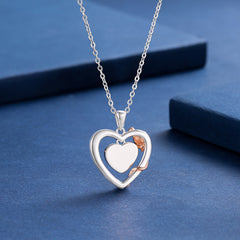 Red &amp; Pink Heart Necklace 