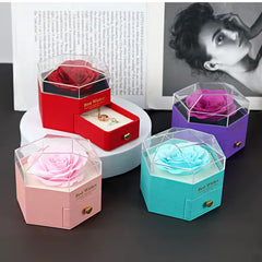 Caja con Rosa Luxury