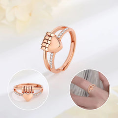 Anillo de corazón anti-estrés