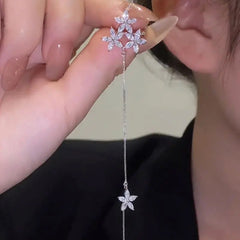 One Sided Earcuff - Hanging Flowers 