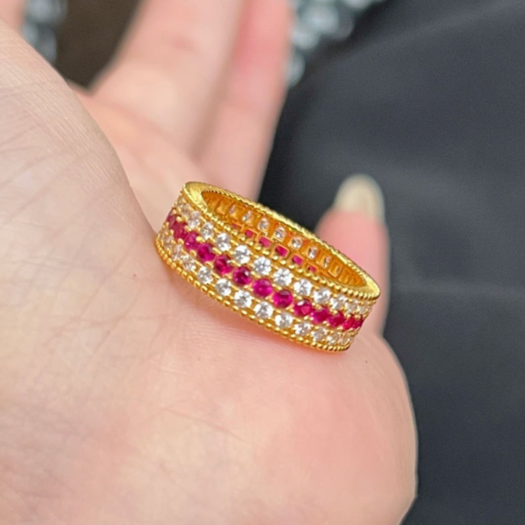 Anillo Triple Destello