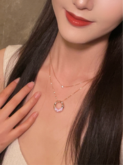 Rosé Glow Necklace