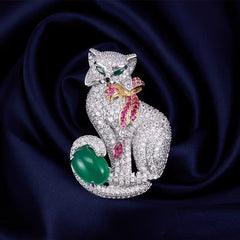 Broche de Gato elegante