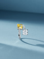 Anillo doble amarillo