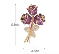 Broche de Racimo de Flores 💐