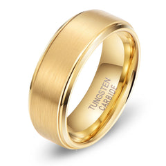 Golden ring with edge