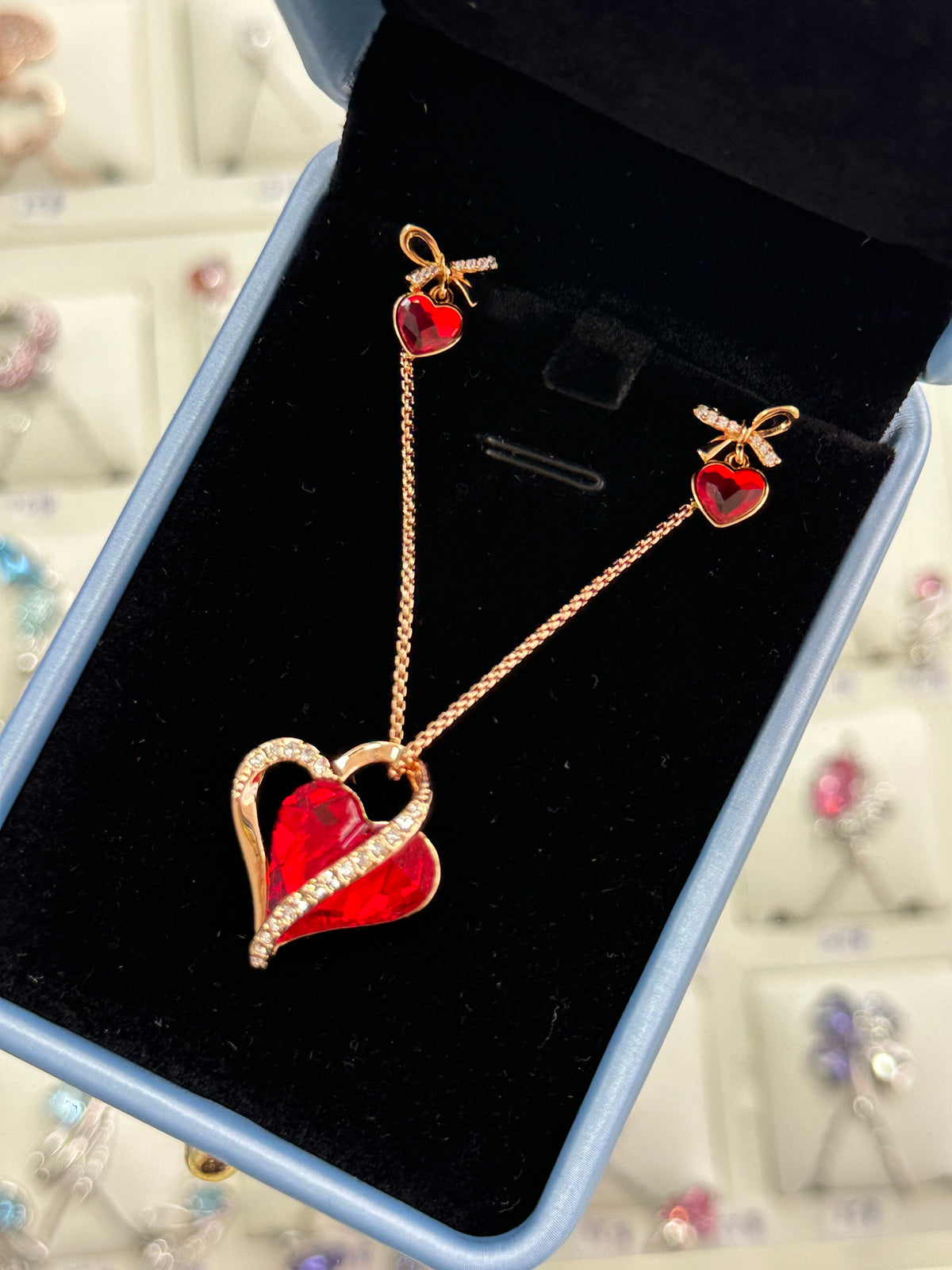 Set Corazón doble y lazos