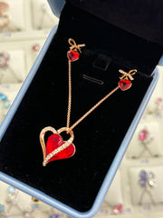 Set Corazón doble y lazos