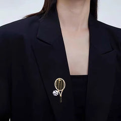 Broche de Raqueta de Tenis