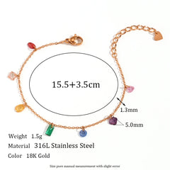 Colored Crystal Bracelet 