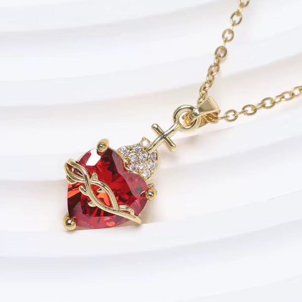 Corazón de Jesús con corona de espinas