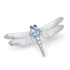 Sky Dragonfly Necklace and Brooch 
