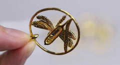Dragonfly on a Wheat Pendant 