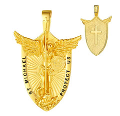 Medalla San Miguel Arcángel dorado